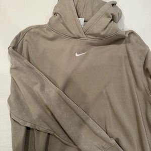 NIKE TAUPE OVERSIZED SWEATSHIRT